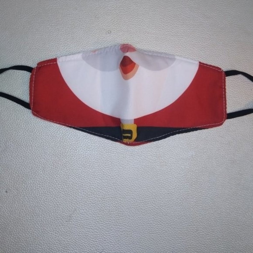 Kids Reusable Washable Filter Change Protective Face Mask "Clown Santa"